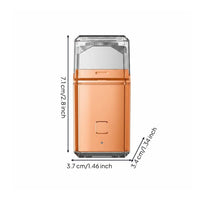 Rotary Electric Groomer Transparent Body Grooming Device Travel-Friendly
