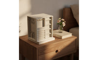 Rotating Jewelry Box Multiple-Drawer Jewelry Storage Box with Hooks Compact Organizer for Dresser, Bedroom
