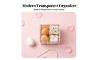 Lidded makeup Sponge Case Sleek and Elegant Cosmetic Organizer Multi-Compartment