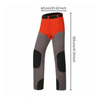 Chainsaw Safety Pants Heavy Duty Cut-Resistant Leg Guards High Visibility