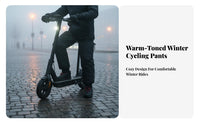 Waterproof Motorcycle Leg Warmers Easy On Detach Fastener Motorcycle Leg Warmers Fleece Lined Knee Guards Reflective Strips
