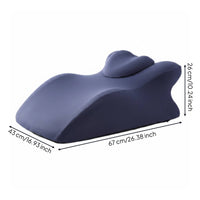 Support Reading Pillow Spinal Alignment Prone Sleeping Pillow for Couples