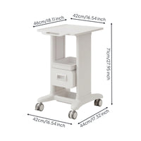 Storage Cart with Drawer Versatile Rolling Storage Cart Compact for Beauticians
