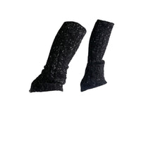 Figure Skating Leg Warmers Speckled Ice Sport Gear Fluffy