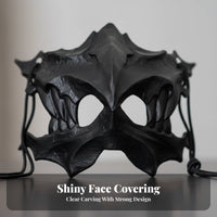 Demonic creature Halfface covering Mythological Design Horror Character face covering for Cosplayers