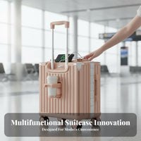 Hardside hand luggage Lightweight Luggage Organized Interior for Vacationers