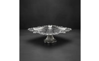 Silver Plated Fruit Stand Long-Lasting Construction 2-Tier Serving Tray