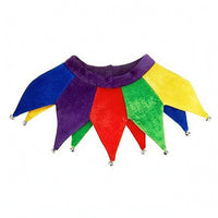 Fool Shoulder Cape Multicolor Tinkling Bell Bright Colors Costume Accessory