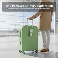 Trolley Suitcase USB Charging Port Suitcase Lightweight for Vacationers