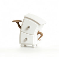 Desktop Organizer Compact Cabinet with Drawers Small Item Storage Cabinet for Bedside Table