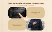 Heated Vest Adjustable Fit Winter Outdoor Hydration Storage