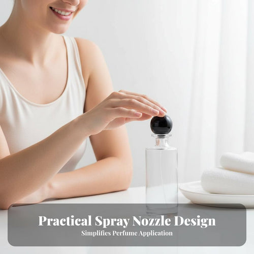 30ml Perfume Spray Bottle Portable Empty Perfume Dispenser Clear Glass Spray Bottle Leak-Resistant 1oz Travel Dispenser