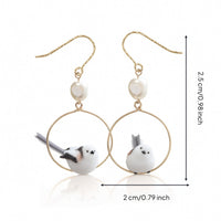Hoop Earrings with Charm Trendy Jewelry Eye-Catching for Gift, Daily Wear, Teens