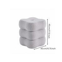 Fuzzy Vanity Stool Soft Household Seating Stylish for Women