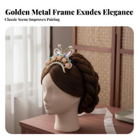 Traditional Chinese Attire Hair Accessory Elegant Design Chinese Design Hair Crown Chinese Design Tassel Headwear Intricate
