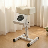 Upholstered Pedicure Stool with Dust Extractor Fan Comfortable Pedicure Stool with Vacuum Soft Nail Chair with Dust Collector Easy to Clean for Pedicurists, Beauty Parlors