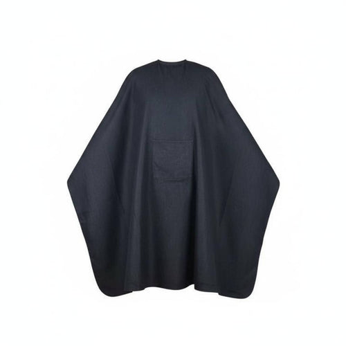 Thickened Material Long Sleeve Denim Smock Stain-Resistant Denim Work Coverall Large Front Pocket for Mechanics, Factory, Workshop