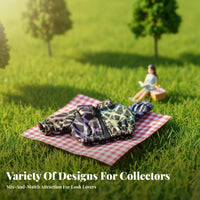 OB11 Doll Jacket Sun Protection BJD Doll Zip-Front Jacket Realistic Feature Miniature Clothing for Hobbyists