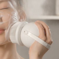 Electric Bath Brush Interchangeable Heads Shower Scrubber Strap Grip