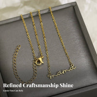 Mama Necklace Mother's Day Gift Mama Script Necklace Stainless Steel for Mothers