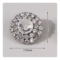 Crystal Shank Button Elegant Design Rhinestone Shank Buttons for DIY Crafters