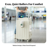 Multifunctional Luggage Lightweight Hardside Carry-on Organized Interior