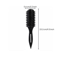Detachable 9-Row Brush Easy to Clean Wave Defining Brush Professional Grade