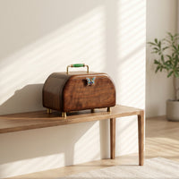Jewelry Storage Box with Mirror Decorative for Dressing Table, Vanity