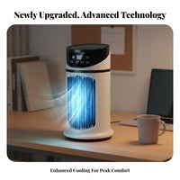 Energy Saving Desktop Misting Fan Quiet Operation Desktop Air Cooler 6 Speed Settings for Students, Dormitory, Office, Bedroom