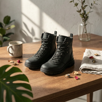 Mini Utility Boots Miniature Lace-up Utility Boots Ankle-High Footwear