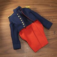 Napoleonic Jacket Model Historically Inspired Design 1/6 Scale Officer Uniform 1/6 Scale Jacket Detailed Reproduction