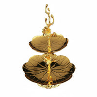 2-Tier Fruit Plate High Quality Material 2-Tier Fruit Dish Great Gift Idea