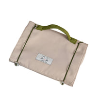 Makeup Bag with Brush Holders Portable Cosmetic Bag Easy to Clean for Commuting