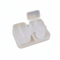 5 Pieces 5 Piece Nail Art Organizer Set Modular Design for Vanity