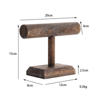 Wood Bracelet Display Tabletop Bead Bracelet Rack Sturdy for Bedroom Dresser