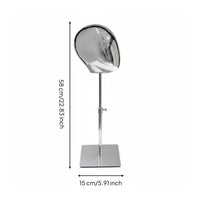 Professional Design Mannequin Head Display Sturdy and Long-Lasting Hairpiece Head Stand Easy to Assemble for Retail Shop
