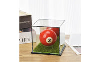 Mirror Back Display Case Multi-Angle Reflection Mirrored Display Box for Desk