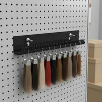 U-Shaped Hairpiece Holder Bracket Hairpiece Display Rack Easy Assembly Wall Mounted Display for Home Use