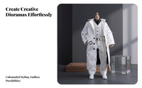 Long Lapel Base Suit Set Collector Item 1/12 Scale Doll Outfit Figure Costume