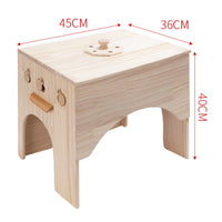 Cabinet-Style Warmth Application Box Arched Cutouts Wood Warmth Application Box Side Handle Botanical Warming Roll