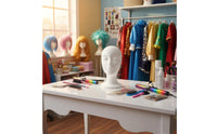 Foam Wig Head Lightweight Wig Display mannequin Head Beauty Accessory for Cosplay Users