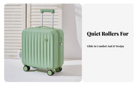 18 Inch Trolley Case Lightweight 20 Inch Luggage Scratch Resistant