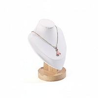 Necklace Display Bust Solid Wood Construction Jewelry Bust Display Long-Lasting