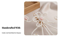 Chinese Traditional Hair Accessory Fairy-Like Design Feather Tassel Hair Comb Chinese Traditional Hairpin Handmade Chinese