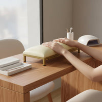 Adjustable Height Arm Rest Ergonomic Foldable Manicure Rest for Home Use