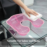 Prevents Spills Hair Perm Neck Tray Thickened Design Shoulder Water Collect Ing Basin Soft Textile Border for Barbers, Clients