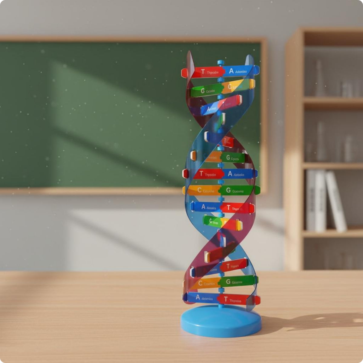 Model Ladder-Like Rungs Double Spiral Model Hands-on Learning Science Teaching Aid for Classroom