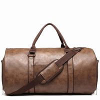 Cylindrical Duffel Bag Detachable Shoulder Strap Garment Travel Side of Bag Zip Closures Convertible Garment Duffel