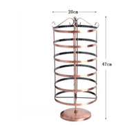 Rotating Earring Stand Decorative Rotating Earring Holder Stable Base for Closet