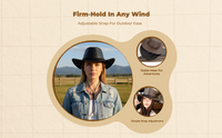 Women's Sun Hat, Wide Brim, UPF 50+, Breathable, Outdoor